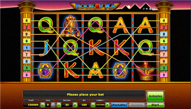 Book of Ra Auszahlungstabelle